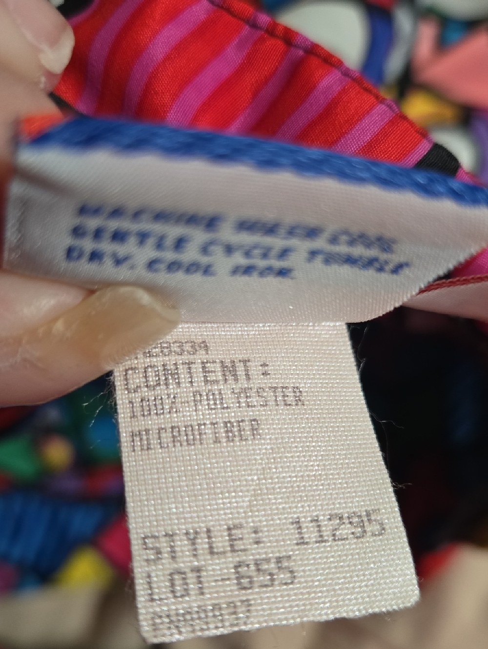 Vintage 90s Tail Multicolor Graphic Circle Skirt Size 12 - Picture 5 of 5